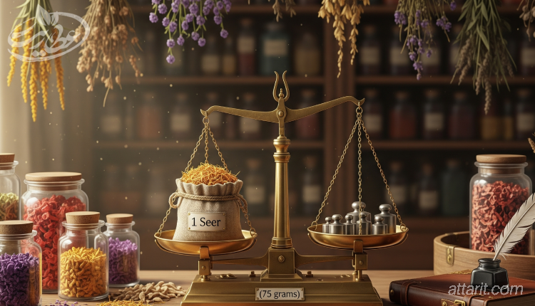 هر سیر عطاری چند گرم است؟